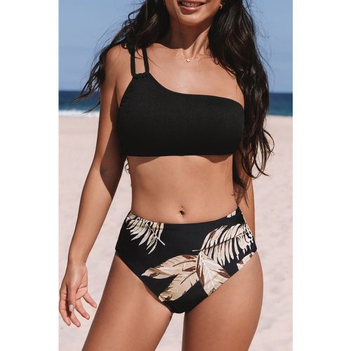 Bikini asymétrique et bas tropical à taille haute - CUPSHE - Modalova