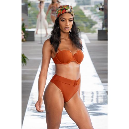 Bikini col cœur et bas taille haute - CUPSHE - Modalova