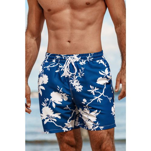 Short de bain fleuri taille à cordon - CUPSHE - Modalova