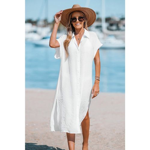 Robe cover up midi à boutons - CUPSHE - Modalova