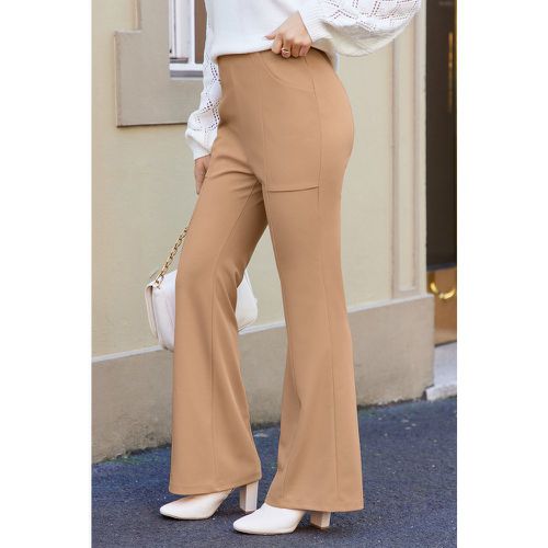 Pantalon à jambes évasées en jersey - CUPSHE - Modalova