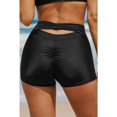 Short de bain à taille haute noir - CUPSHE - Modalova