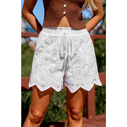 Short boho en dentelle et noué sur le devant - CUPSHE - Modalova