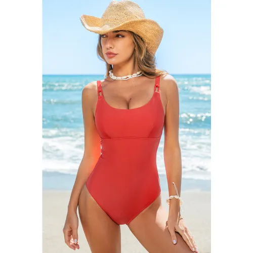 Maillot de bain une pièce col scoop - CUPSHE - Modalova