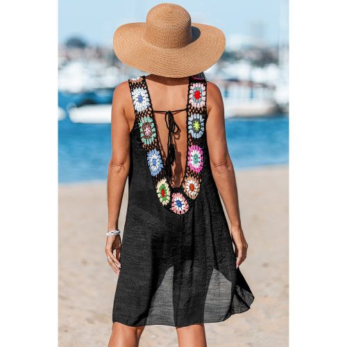 Robe cover up tissée courte col V - CUPSHE - Modalova