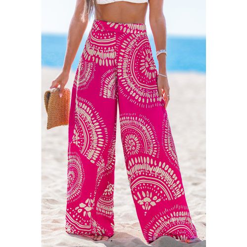 Pantalon abstrait taille haute - CUPSHE - Modalova