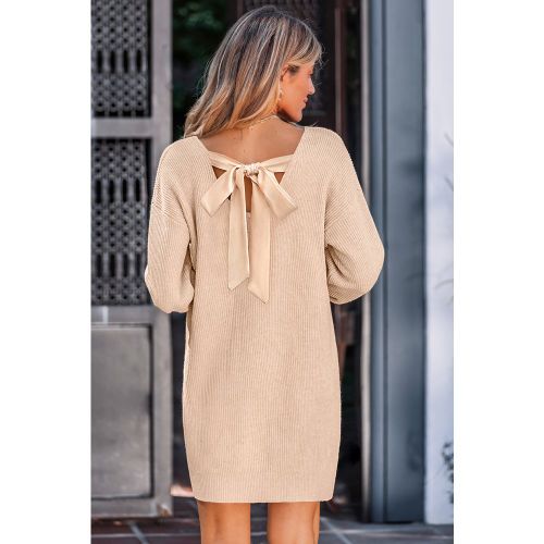 Robe pull courte col V - CUPSHE - Modalova
