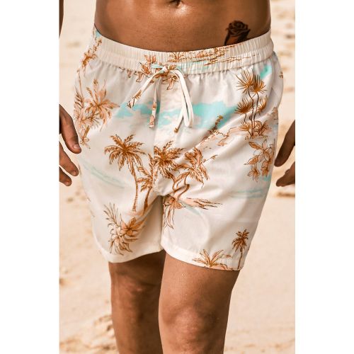 Short de plage tropical fermeture à cordon - CUPSHE - Modalova