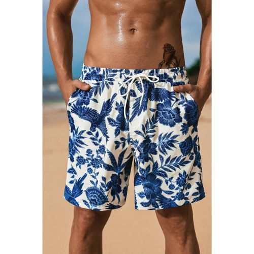 Short de plage floral cordon ajustable - CUPSHE - Modalova