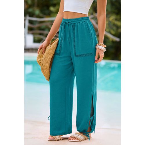 Pantalon à taille élastiquée - CUPSHE - Modalova