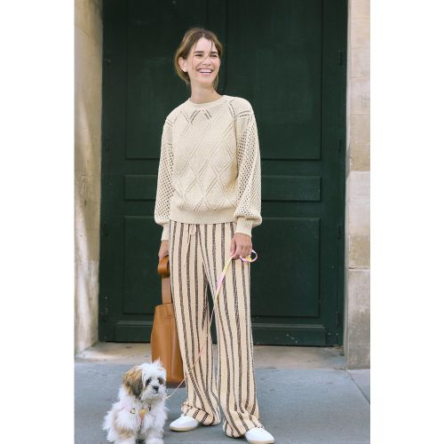 Pantalon à rayures cordon - CUPSHE - Modalova