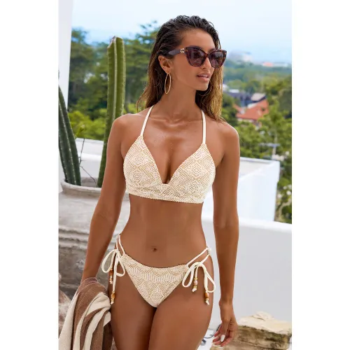Bikini bretelles croisées au dos - CUPSHE - Modalova