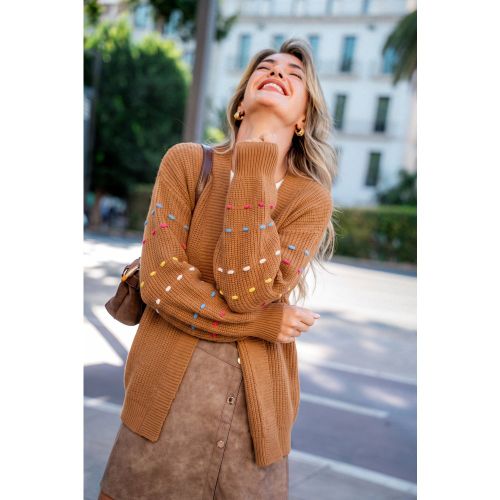 Cardigan en tricot à devant ouvert - CUPSHE - Modalova