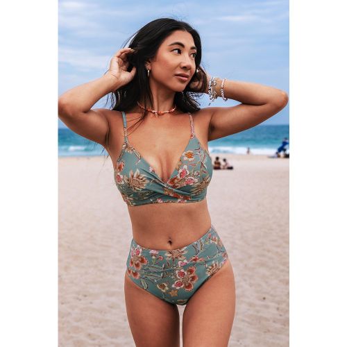 Bikini à emballage et bas taille haute - CUPSHE - Modalova