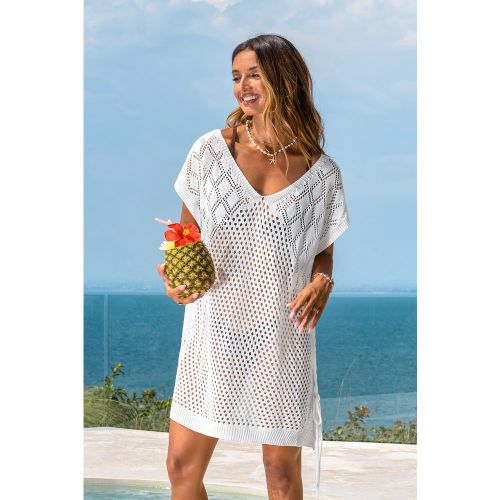 Robe cover up blanche - CUPSHE - Modalova