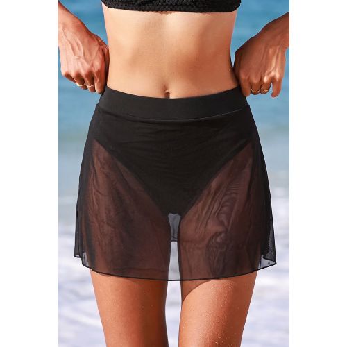 Jupe de bain courte taille haute jambe standard - CUPSHE - Modalova
