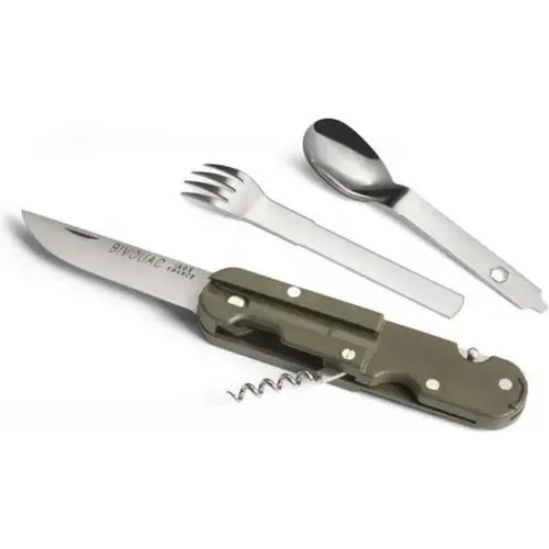 Couverts multifonction + cuillère et fourchette camping inox Bivouac - H. Beligné & Fils - Modalova