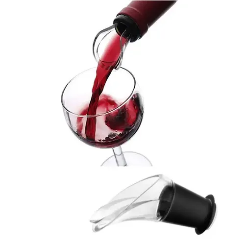 Dégustation crystal Carte 2 Verseurs Anti-Goutte - Vacu Vin - Modalova