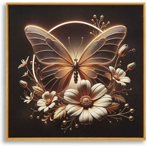 Tableau mural décoratif avec led Butterfly - Mauro Ferretti - Modalova
