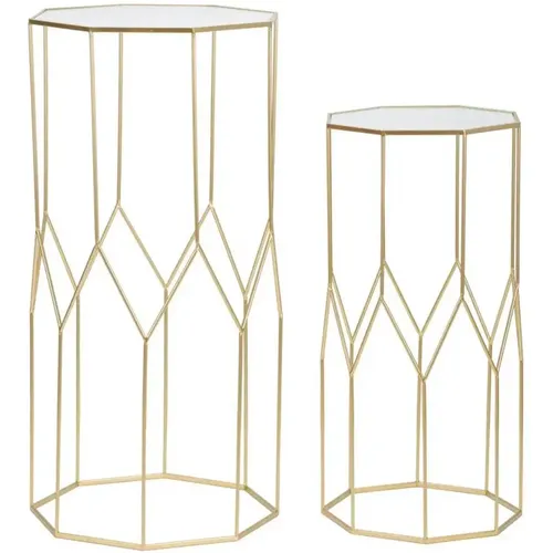 Table d'appoint New Glass (x2) - Mauro Ferretti - Modalova