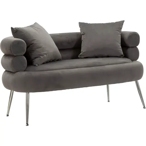 Canapé avec coussin Silvery Plus - Mauro Ferretti - Modalova