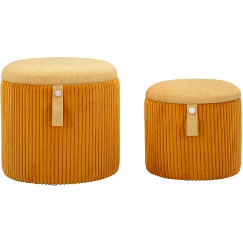 Pouf avec rangement Bolzano (x2) - Mauro Ferretti - Modalova