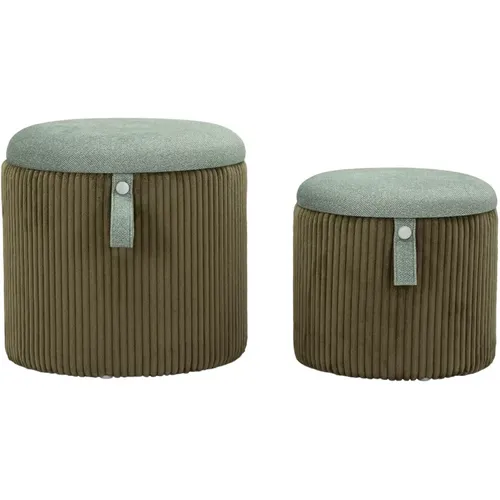 Pouf avec rangement Bolzano (x2) - Mauro Ferretti - Modalova