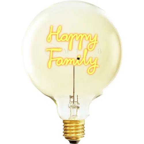 Ampoule LED à poser E27 Happy Family - Message in the Bulb - Modalova