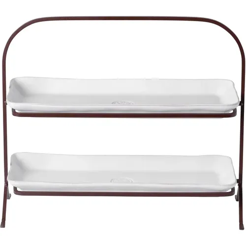 Plateau rectangulaire avec support métallique - Costa Nova - Modalova