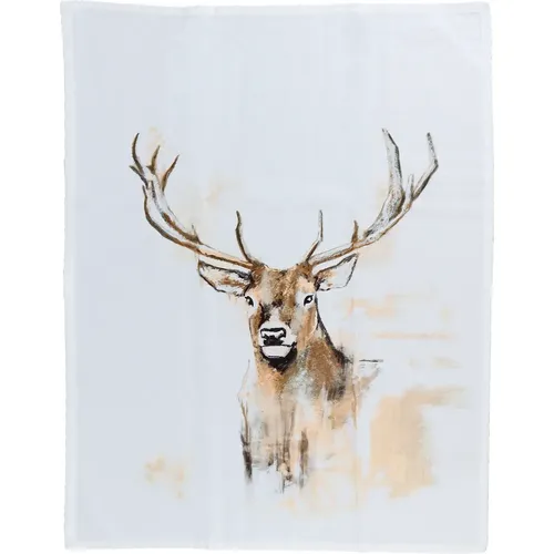 Torchon Akah Cerf Rouge - Akah - Modalova