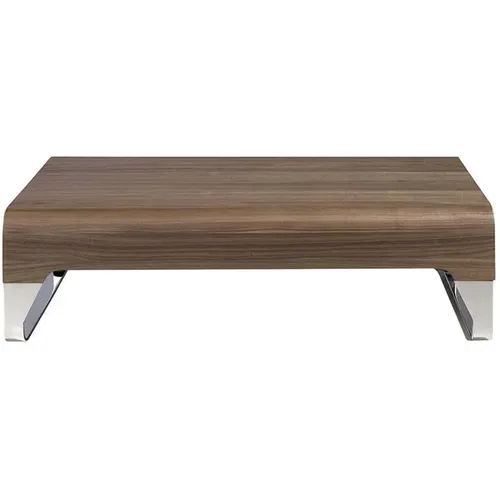 Table basse en bois de noyer et acier - Angel Cerdà - Modalova