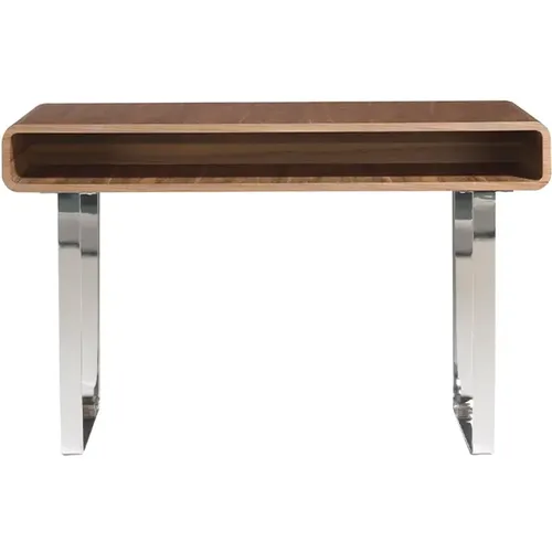 Console en noyer et acier chromé - Angel Cerdà - Modalova