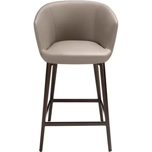 Tabouret en croûte de cuir - Angel Cerdà - Modalova