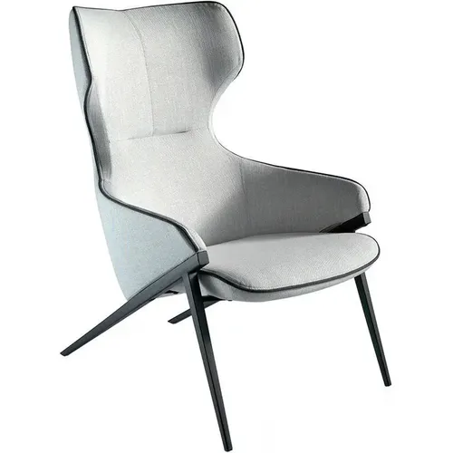 Fauteuil en tissu et pieds en acier - Angel Cerdà - Modalova