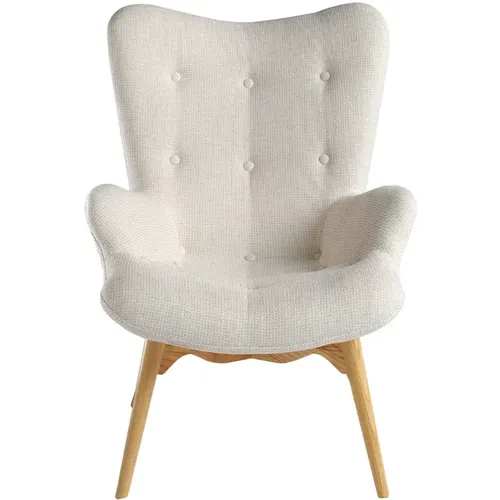 Fauteuil rembourré en tissu capitonné - Angel Cerdà - Modalova