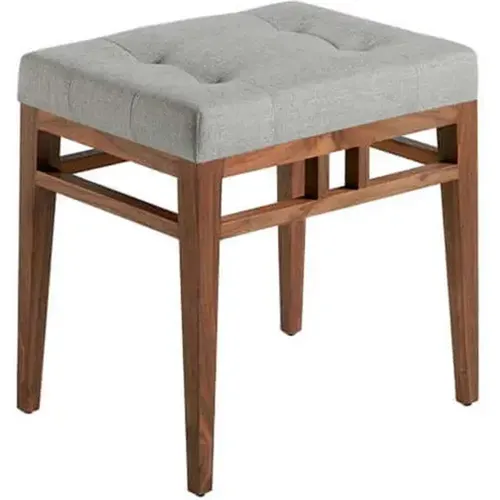 Banc de bureau en tissu et bois - Angel Cerdà - Modalova