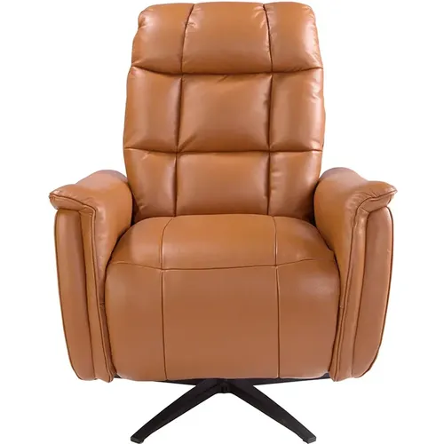 Fauteuil pivotant en cuir - Angel Cerdà - Modalova