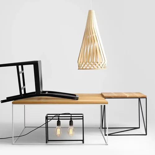 Table basse Tensio Solid Wood 100 cm - CUSTOM FORM - Modalova