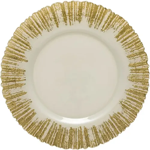 Assiette de présentation en verre avec filet Gianna (x6) - Costa Nova - Modalova