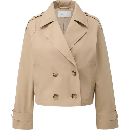 Trench court intemporelle - comma - Modalova