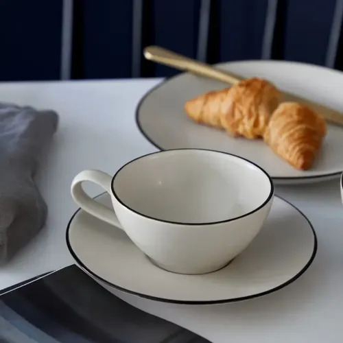 Tasse à thé et soucoupe Augusta (x6) - Costa Nova - Modalova