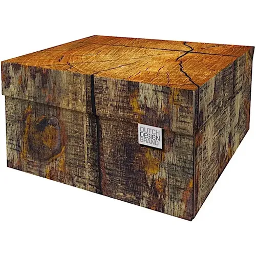 Boîte de rangement en carton Tree Trunk (x2) - Dutch Design Brand - Modalova