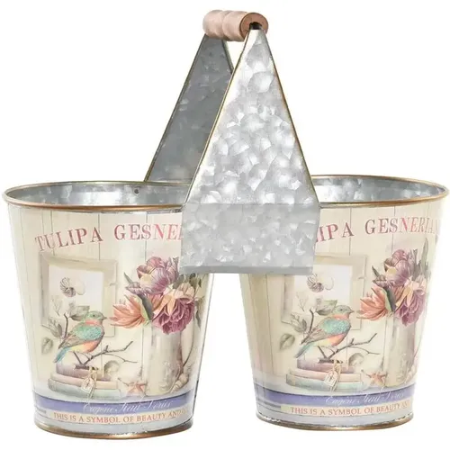 Cache-pot métal Shabby Chic - DKD Home Decor - Modalova
