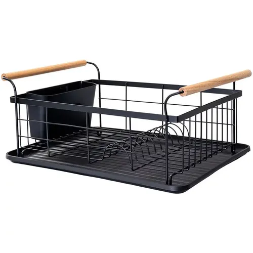 Égouttoir à vaisselle avec poignées Bamboo Essentials - Estia Home Art - Modalova