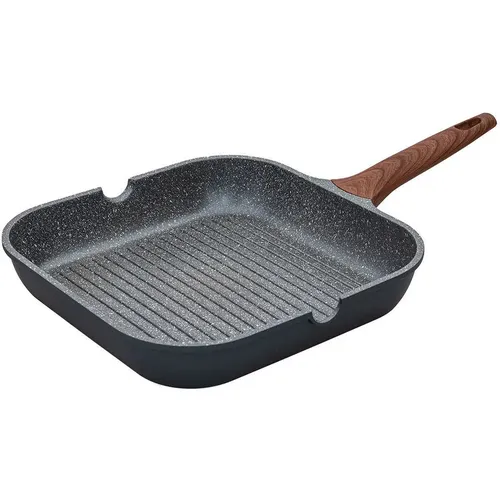 Poêle à griller antiadhésive effet pierre - Estia Home Art - Modalova