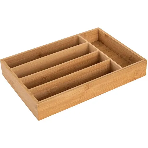 Porte-couverts pour tiroir avec 5 compartiments Bamboo Essentials - Estia Home Art - Modalova