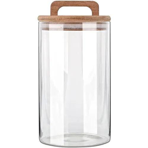 Bocal de conservation en verre lisse Allure - Estia Home Art - Modalova