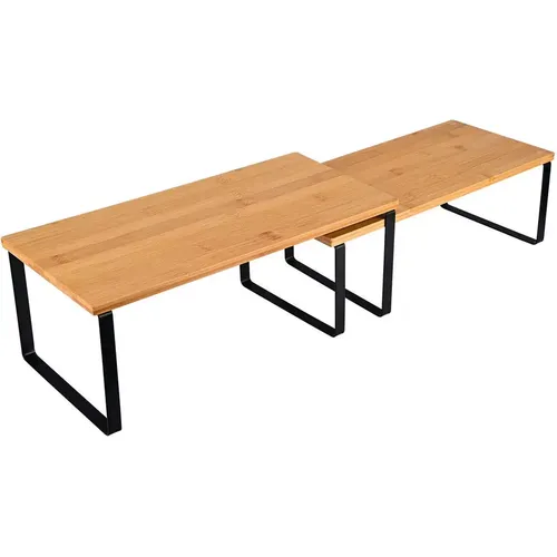 Rack de rangement pour plan de travail Bamboo Essentials (x2) - Estia Home Art - Modalova