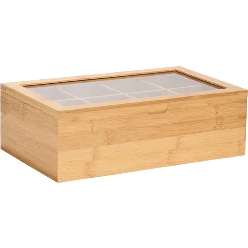 Boîte de rangement en bambou à 8 compartiments Essentials - Estia Home Art - Modalova
