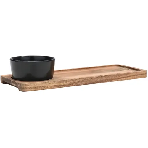 Plateau de table avec bol en céramique Allure - Estia Home Art - Modalova